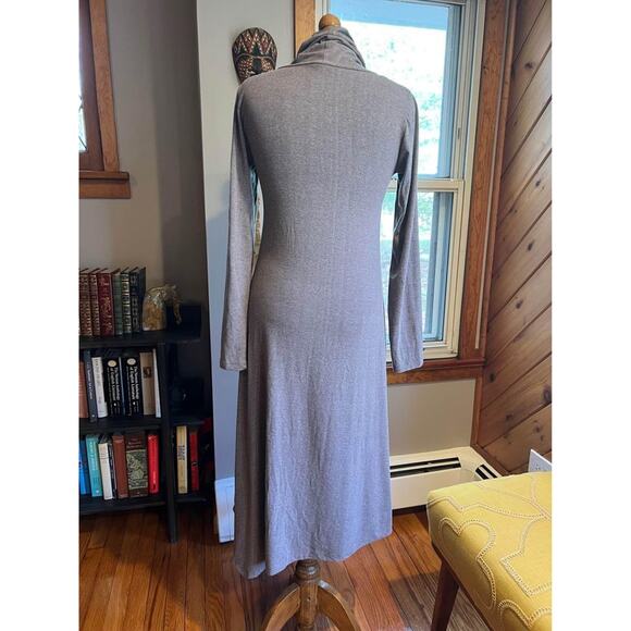 Organic Cotton Cowel Neck Earthy Dress - Picture 4 of 6